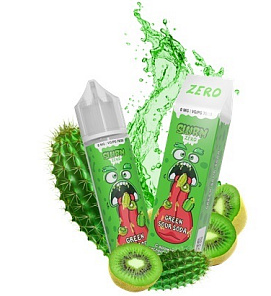 Slurm (Слёрм) Zero с ароматом "Green Sour Soda" (КислыйЛимонадизКивииКактус),70/30 объем: 58мл,  АТП