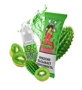 Slurm (Слёрм) с ароматом "Green Sour Soda" (Кислый Лимонад из Киви и Кактуса), объем: 10мл,  АТП